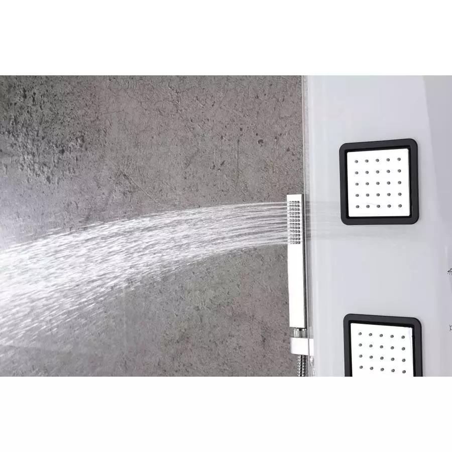 ANZZI Leopard White 3-Spray Shower Panel System (Valve Included) 4 ANZZI Leopard White 3-Spray Shower Panel System (Valve Included) - Image 2