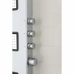 ANZZI Leopard White 3-Spray Shower Panel System (Valve Included) 27 ANZZI Leopard White 3-Spray Shower Panel System (Valve Included) -Bath and Faucet shop 191042003514 10182546 1800x1800