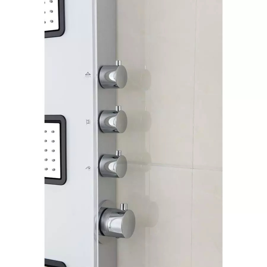 ANZZI Leopard White 3-Spray Shower Panel System (Valve Included) 13 ANZZI Leopard White 3-Spray Shower Panel System (Valve Included) - Image 11