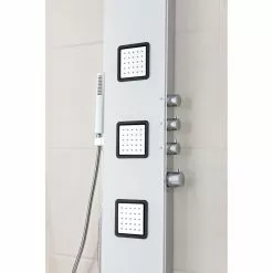 ANZZI Leopard White 3-Spray Shower Panel System (Valve Included) 29 ANZZI Leopard White 3-Spray Shower Panel System (Valve Included) -Bath and Faucet shop 191042003514 10182548 1800x1800