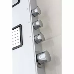 ANZZI Leopard White 3-Spray Shower Panel System (Valve Included) 30 ANZZI Leopard White 3-Spray Shower Panel System (Valve Included) -Bath and Faucet shop 191042003514 10182549 1800x1800