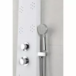 ANZZI Swan White 6-Spray Shower Panel System (Valve Included) -Bath and Faucet shop 191042003521 09063693 1800x1800