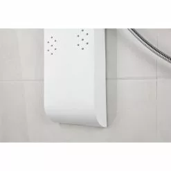 ANZZI Swan White 6-Spray Shower Panel System (Valve Included) -Bath and Faucet shop 191042003521 09063694 1800x1800