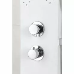 ANZZI Swan White 6-Spray Shower Panel System (Valve Included) -Bath and Faucet shop 191042003521 09063695 1800x1800