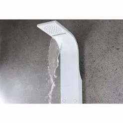 ANZZI Swan White 6-Spray Shower Panel System (Valve Included)