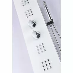 ANZZI Veld White 2-Spray Shower Panel System (Valve Included) -Bath and Faucet shop 191042003675 09063919 1800x1800