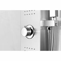 ANZZI Coastal Brushed Steel 2-Spray Shower Panel System (Valve Included) -Bath and Faucet shop 191042016033 09063882 1800x1800