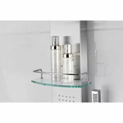 ANZZI Coastal Brushed Steel 2-Spray Shower Panel System (Valve Included)