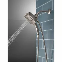 In Stock Hardwarestore Delivery In2ition Two-in-One 5-Spray 5.8 In. Dual Wall Mount Fixed And Handheld Shower Head In Stainless -Bath and Faucet shop 19c03f34f48022a2284f0b9737d26371 1800x1800