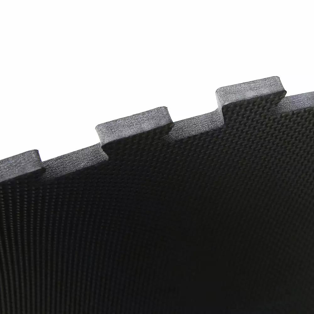 Xspec 3/8" Thick 100 Sq Ft EVA Foam Floor Exercise Gym Mats 25 Pcs, Black | 1 YEAR LIMITED WARRANTY 9 Xspec 3/8" Thick 100 Sq Ft EVA Foam Floor Exercise Gym Mats 25 Pcs, Black | 1 YEAR LIMITED WARRANTY - Image 7