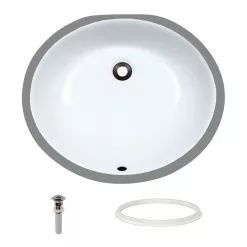MR Direct 19 In. Undermount Bathroom Sink In White With White SinkLink And Pop-Up Drain In Brushed Nickel 15 MR Direct 19 In. Undermount Bathroom Sink In White With White SinkLink And Pop-Up Drain In Brushed Nickel -Bath and Faucet shop 19f0772458760e183c850b91923de623 1800x1800