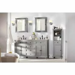 In Stock Hardwarestore Delivery Hamilton 24 In. W X 27 In. H Wall Mirror Cabinet In Grey -Bath and Faucet shop 1a5bc20155b51e95622838ee4b86c1d5 1800x1800