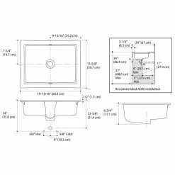KOHLER Verticyl Vitreous China Undermount Bathroom Sink In White With Overflow Drain -Bath and Faucet shop 1b95a38ddedc8daad5b1ab0efc44dbc7 1800x1800