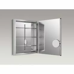 In Stock Hardwarestore Delivery Verdera 24 In. W X 30 In. H Recessed Medicine Cabinet In Anodized Aluminum -Bath and Faucet shop 1c69bdf43206aa7888ef8f8f0879a381 1800x1800