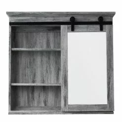 In Stock Hardwarestore Delivery 31 In. X 29 In. Barn Door Medicine Cabinet