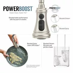 In Stock Hardwarestore Delivery U By Moen Weymouth Single-Handle Pull-Down Sprayer Smart Kitchen Faucet With Voice Control In Spot Resist Stainless -Bath and Faucet shop 1df176b375ca9fd02f878d6d91428857 1800x1800