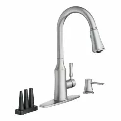 In Stock Hardwarestore Delivery Venango Single-Handle Pull-Down Sprayer Kitchen Faucet With Reflex And Power Clean Attachments In Chrome -Bath and Faucet shop 1ffbbad483d2aab92e059c7d9f52267c 1800x1800