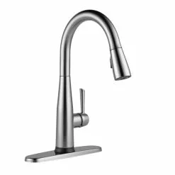 In Stock Hardwarestore Delivery Essa Single-Handle Pull-Down Sprayer Kitchen Faucet With MagnaTite Docking In Arctic Stainless -Bath and Faucet shop 200b2606131de429eb3d3d41c73a8825 193c7332 c935 46a0 8364 75ae8d1c3a24 1800x1800
