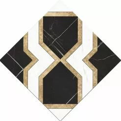 Follure Clothing Follure Home Decor 10 Pcs/Set Ceramic Tile Stickers Self Adhesive Tiles Art Diagonal 3D Floor Stick