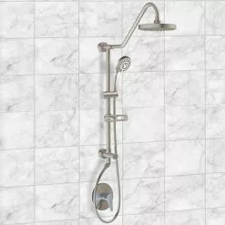 In Stock Hardwarestore Delivery 6-spray 8 In. Dual Shower Head And Handheld Shower Head With Low Flow In Brushed Nickel 11 In Stock Hardwarestore Delivery 6-spray 8 In. Dual Shower Head And Handheld Shower Head With Low Flow In Brushed Nickel -Bath and Faucet shop 20a58efda0983ce495c6a7a8d75d4e12 254f9504 f0e3 48ac b823 43eec63344ea 1800x1800