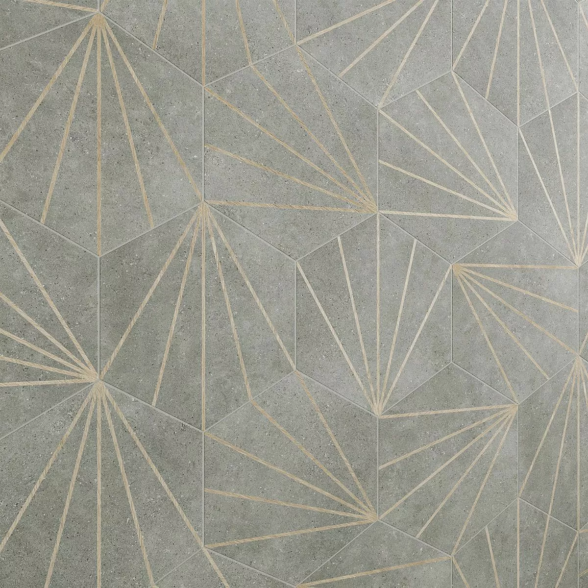 Bond Tile Arbor Hex Graphite Beams 12.5" Matte Porcelain Floor And Wall Tile (11 Pieces 10.51 Sq. Ft. / Case) 5 Bond Tile Arbor Hex Graphite Beams 12.5" Matte Porcelain Floor And Wall Tile (11 Pieces 10.51 Sq. Ft. / Case) - Image 3