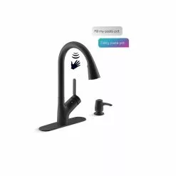 In Stock Hardwarestore Delivery Setra Single-Handle Touchless Pull-Down Sprayer Kitchen Faucet In Matte Black 17 In Stock Hardwarestore Delivery Setra Single-Handle Touchless Pull-Down Sprayer Kitchen Faucet In Matte Black -Bath and Faucet shop 21f1e62bada62371ce2959543317a0df 9dfbcd9b 3f0a 43e1 9bcd 4d8096dbc2ff 1800x1800