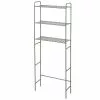 Zenna Home® 23"W X 60"H Satin Nickel Over-the-Toilet Storage Shelves