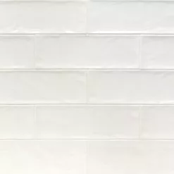 Bond Tile Pacific White 4 In. X 12 In. Polished Ceramic Subway Wall Tile (33 Pieces 10.76 Sq. Ft. / Box)