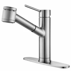 In Stock Hardwarestore Delivery Oletto Single Handle Pull Out Kitchen Faucet In Chrome Finish 20 In Stock Hardwarestore Delivery Oletto Single Handle Pull Out Kitchen Faucet In Chrome Finish -Bath and Faucet shop 24220d6906bcad6766a88a0ce537cb18 1800x1800