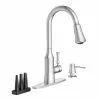 In Stock Hardwarestore Delivery Venango Single-Handle Pull-Down Sprayer Kitchen Faucet With Reflex And Power Clean Attachments In Chrome