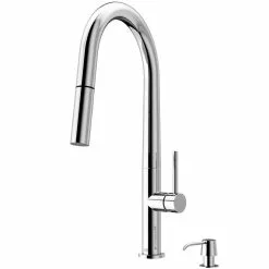 In Stock Hardwarestore Delivery Greenwich Single-Handle Pull-Down Sprayer Kitchen Faucet With Soap Dispenser In Matte Gold 9 In Stock Hardwarestore Delivery Greenwich Single-Handle Pull-Down Sprayer Kitchen Faucet With Soap Dispenser In Matte Gold -Bath and Faucet shop 24c31d8277883907107fab31c5182784 1800x1800