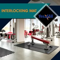 Yes4All Interlocking Foam Mats With Border - Cover 24 SQFT (6 Pcs, Black) -Bath and Faucet shop 24ea9e66 c36e 4bf8 a194 6b50c7578b65 1.db4be59fa810eb85eecf9ae58e5e66ad 1800x1800