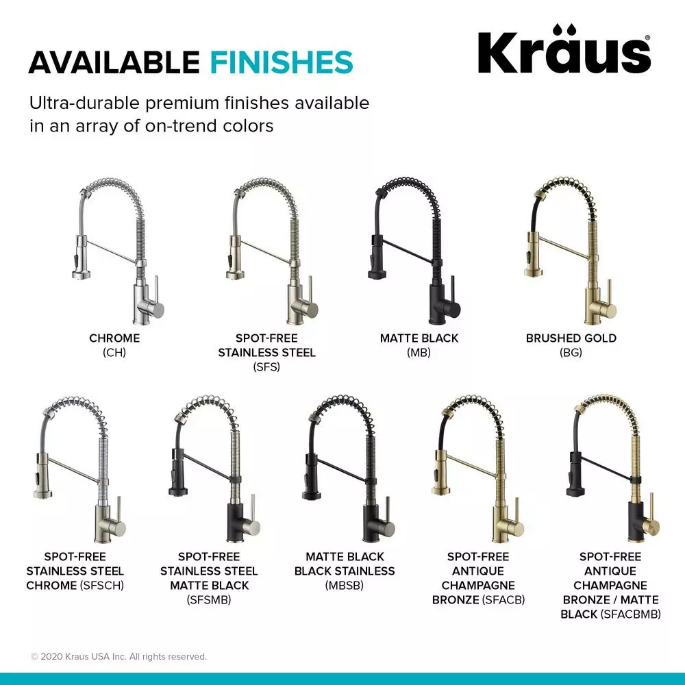 In Stock Hardwarestore Delivery Single-Handle Pull-Down Kitchen Faucet With Dual Function Sprayhead In Spot Free Antique Champagne Bronze/Matte Black 10 In Stock Hardwarestore Delivery Single-Handle Pull-Down Kitchen Faucet With Dual Function Sprayhead In Spot Free Antique Champagne Bronze/Matte Black - Image 8