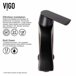 VIGO Dianthus White Matte Stone Vessel Bathroom Sink And Linus Bathroom Vessel Faucet In Antique Rubbed Bronze W/ Pop Up -Bath and Faucet shop 25b09ceaf9a3bfd5c5fa042e324bb756 1800x1800