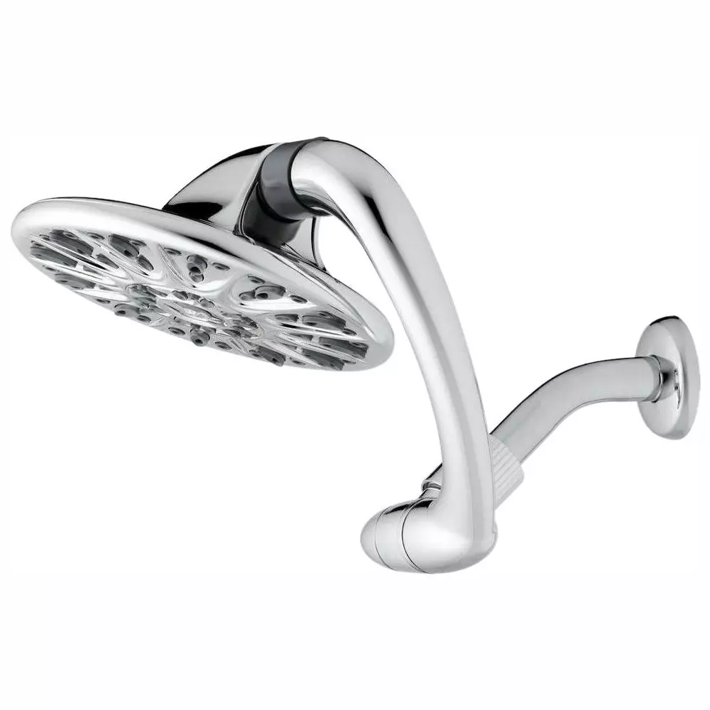 In Stock Hardwarestore Delivery 6-Spray 7 In. Single Wall Mount Low Flow Fixed Rain Shower Head In Chrome 12 In Stock Hardwarestore Delivery 6-Spray 7 In. Single Wall Mount Low Flow Fixed Rain Shower Head In Chrome - Image 10