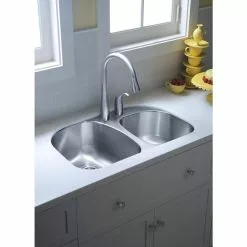 In Stock Hardwarestore Delivery Simplice Single-Handle Pull-Down Sprayer Kitchen Faucet In Vibrant Stainless -Bath and Faucet shop 25f414c792c406e4213a5535cc43ad00 1800x1800