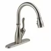In Stock Hardwarestore Delivery Leland Single-Handle Pull-Down Sprayer Kitchen Faucet With ShieldSpray In Stainless