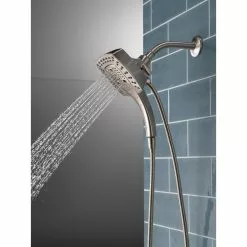 In Stock Hardwarestore Delivery In2ition Two-in-One 5-Spray 5.8 In. Dual Wall Mount Fixed And Handheld Shower Head In Stainless -Bath and Faucet shop 26f812df2a630f4ad6908ea7d8ffd64c 1800x1800