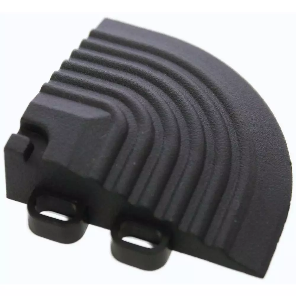 Swisstrax 2.5 In. X 2.5 In. Artic White Corner Edging For 15.75 In. Swisstrax Modular Tile Flooring (2-Pack) 10 Swisstrax 2.5 In. X 2.5 In. Artic White Corner Edging For 15.75 In. Swisstrax Modular Tile Flooring (2-Pack) - Image 8