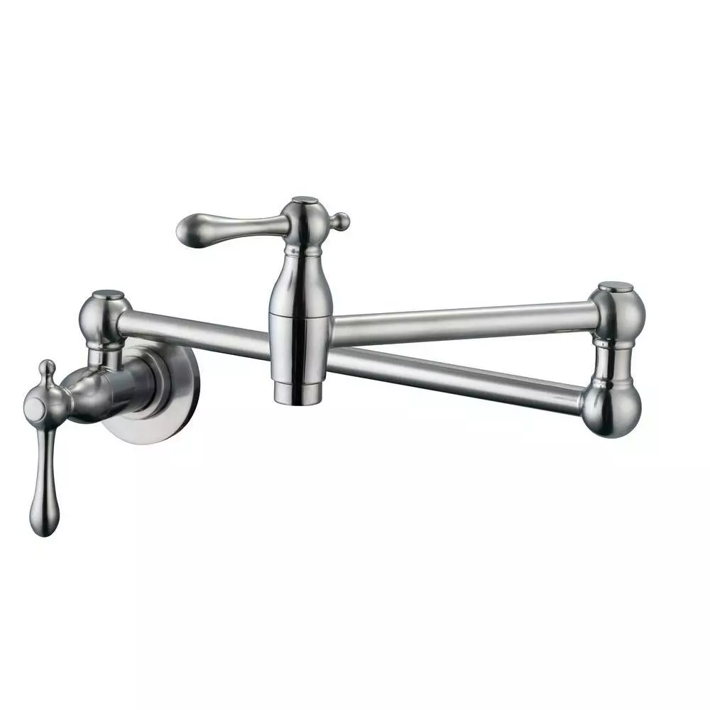 In Stock Hardwarestore Delivery Lyndhurst Wall Mounted Pot Filler In Brushed Nickel 3 In Stock Hardwarestore Delivery Lyndhurst Wall Mounted Pot Filler In Brushed Nickel