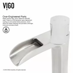VIGO Glass Vessel Bathroom Sink In Simply Silver And Niko Faucet Set In Brushed Nickel -Bath and Faucet shop 2ad07f11975533107ced84354f9097b9 1800x1800