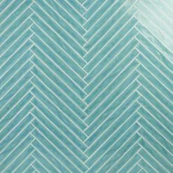 Bond Tile Capetown Turquoise 2 In. X 20 In. Polished Ceramic Wall Tile (20 Pieces 5.38 Sq. Ft. / Box)
