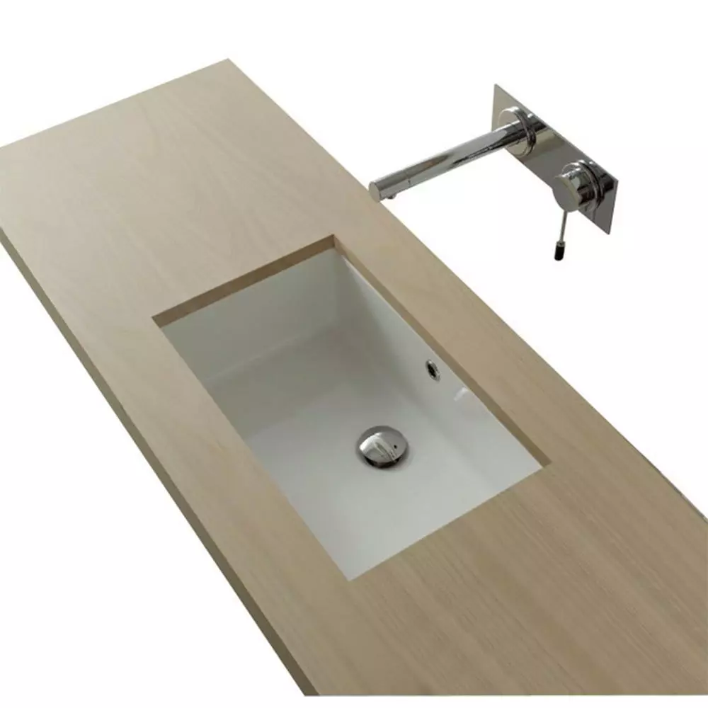 Nameeks Miky Undermount Bathroom Sink In White 3 Nameeks Miky Undermount Bathroom Sink In White