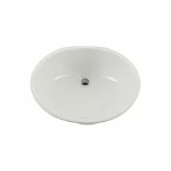IPT Sink Company Oval Glazed Ceramic Undermount Bathroom Vanity Sink In White -Bath and Faucet shop 2c937bb38455e45b9a2ec113dcff38a2 1800x1800