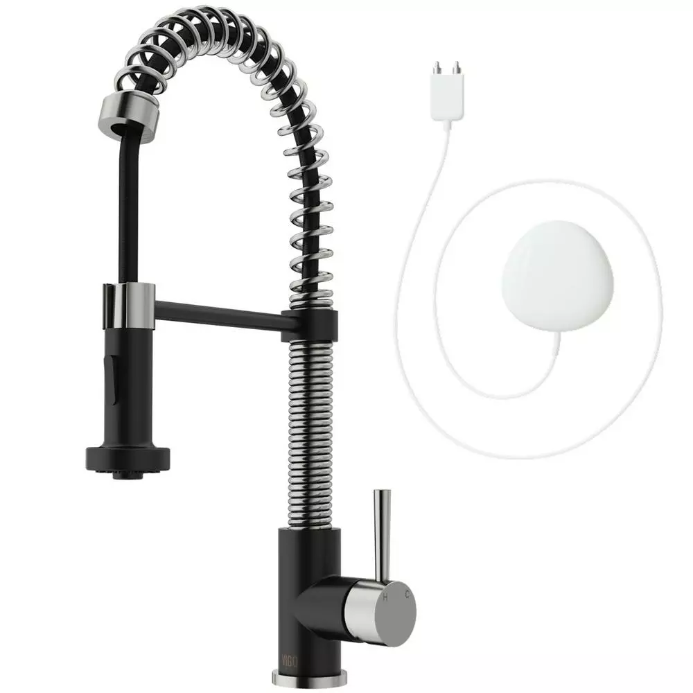 In Stock Hardwarestore Delivery Edison Single-Handle Pull-Down Sprayer Kitchen Faucet With FloodSense Technology In Matte Black 4 In Stock Hardwarestore Delivery Edison Single-Handle Pull-Down Sprayer Kitchen Faucet With FloodSense Technology In Matte Black - Image 2