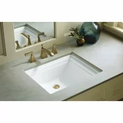 KOHLER Memoirs Vitreous China Undermount Bathroom Sink In White With Overflow Drain -Bath and Faucet shop 2eb2acfa93519bc993d50800fd49e69b 1800x1800