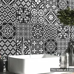 Goory 10 Pcs Moroccan Style Tile Sticker Backsplash Peel & Stick Kitchen Tile Decal, 8x8 Inches. -Bath and Faucet shop 2f93d633 4864 4449 bf0e d83112a9cde4.45ec57490de52d38d2f845266a1efa24 1800x1800