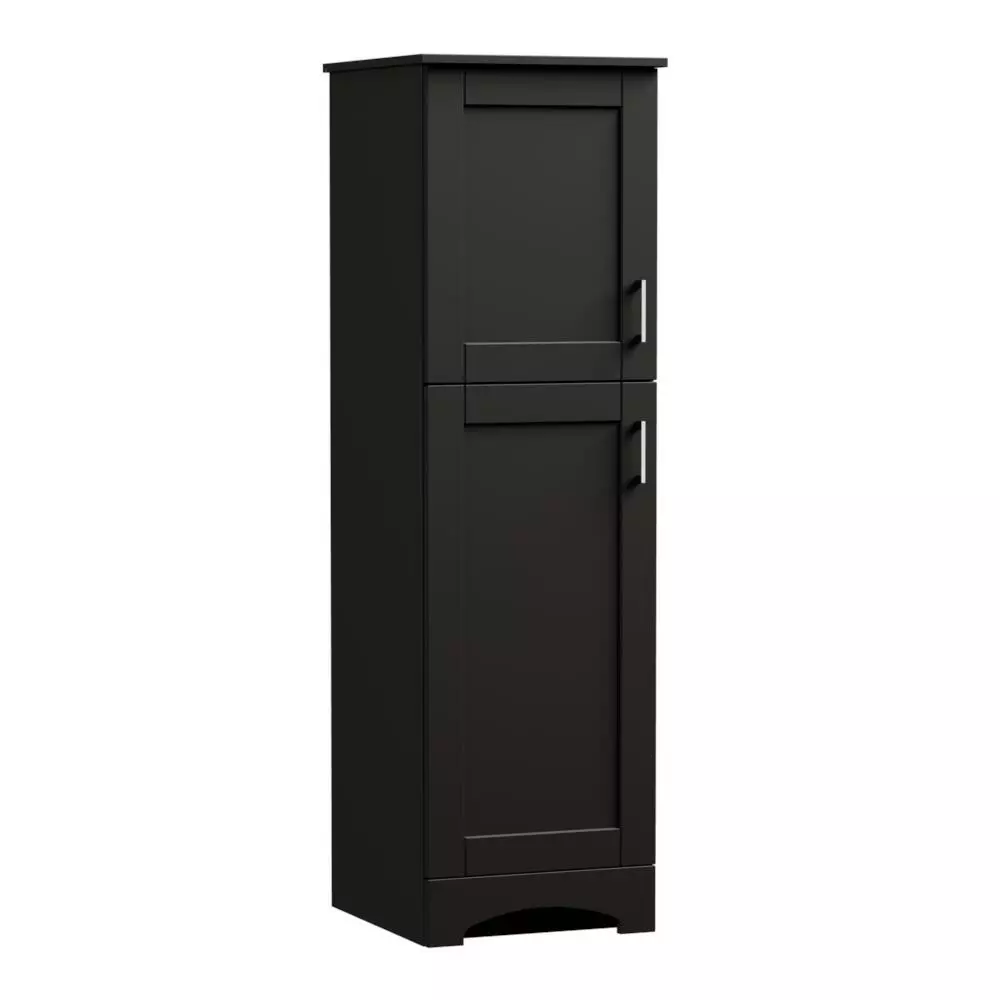 MagickWoods Elements Brighton 18"W X 19"D X 60"H Dark Chocolate Linen Cabinet 4 MagickWoods Elements Brighton 18"W X 19"D X 60"H Dark Chocolate Linen Cabinet - Image 2