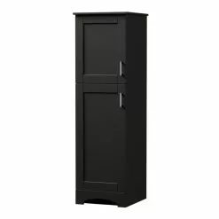 MagickWoods Elements Brighton 18"W X 19"D X 60"H Dark Chocolate Linen Cabinet 13 MagickWoods Elements Brighton 18"W X 19"D X 60"H Dark Chocolate Linen Cabinet -Bath and Faucet shop 30016 rightview mw 1800x1800