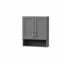 MagickWoods Elements Stratton 24"W X 7"D X 28"H Gray Bathroom Wall Cabinet 18 MagickWoods Elements Stratton 24"W X 7"D X 28"H Gray Bathroom Wall Cabinet -Bath and Faucet shop 30045 rightview mw 1800x1800